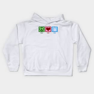 Cute Peace Love Goats Kids Hoodie